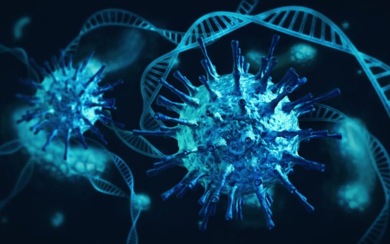 Blue Coronavirus