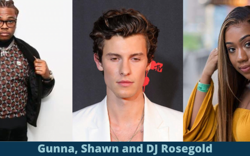 Gunna, Shawn and DJ Rosegold