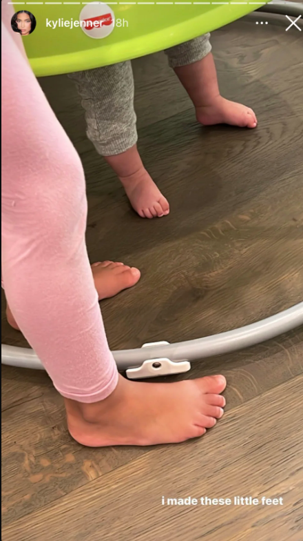 Kylie Jenner shares a glimpse of her newborn son and daughter Stormi leaving fans in awe 2 Kylie Jenner