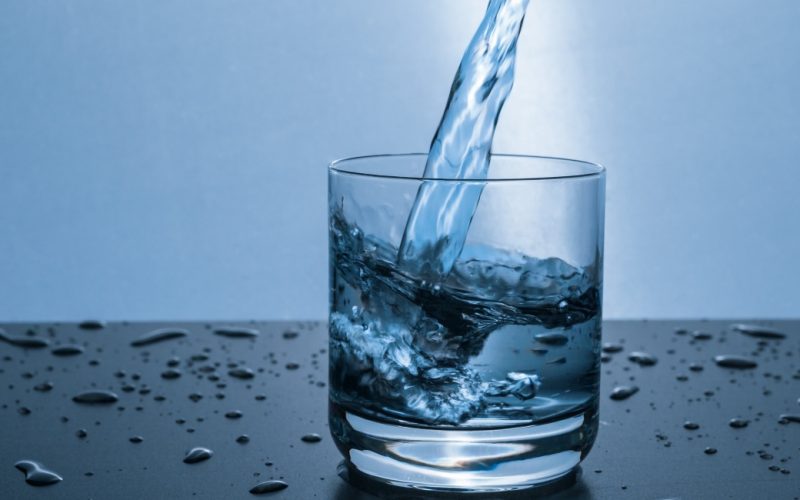 Hot water