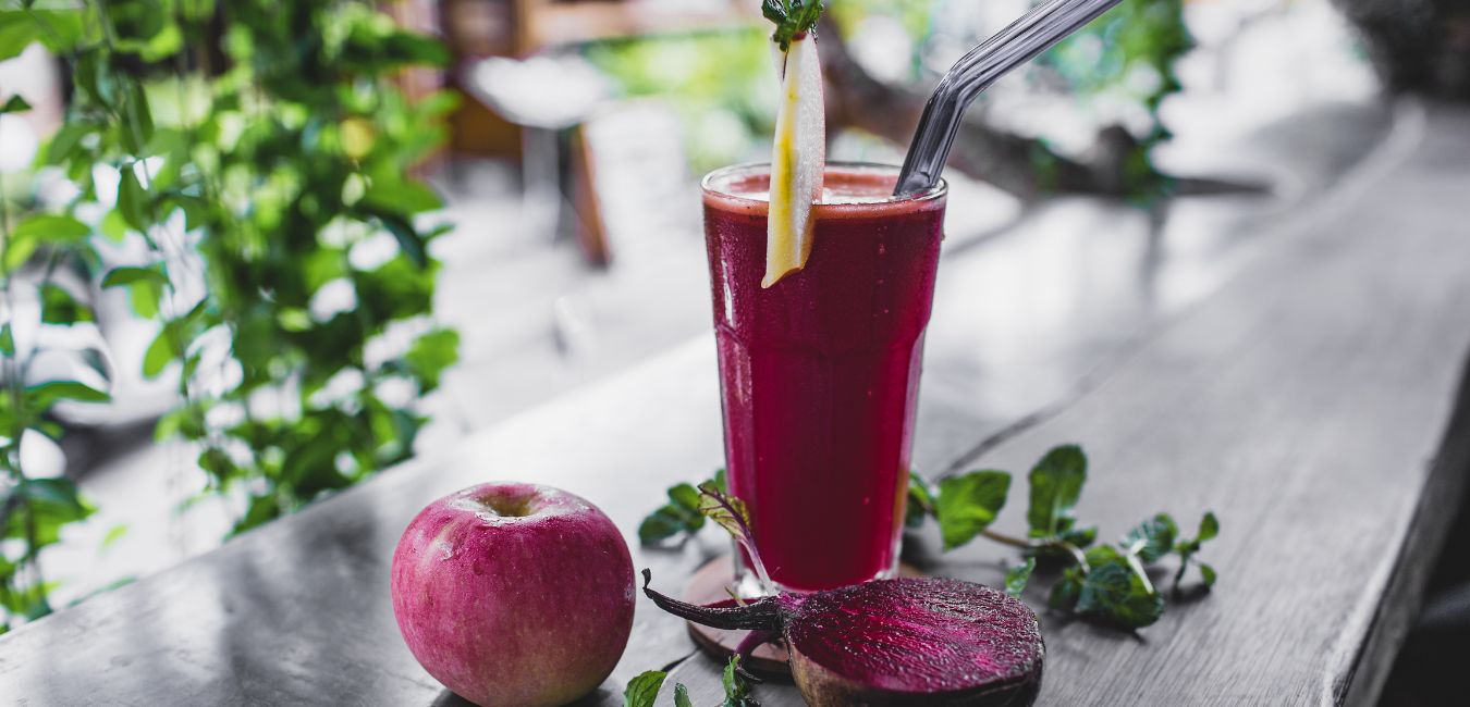 Beetroot and carrot juice