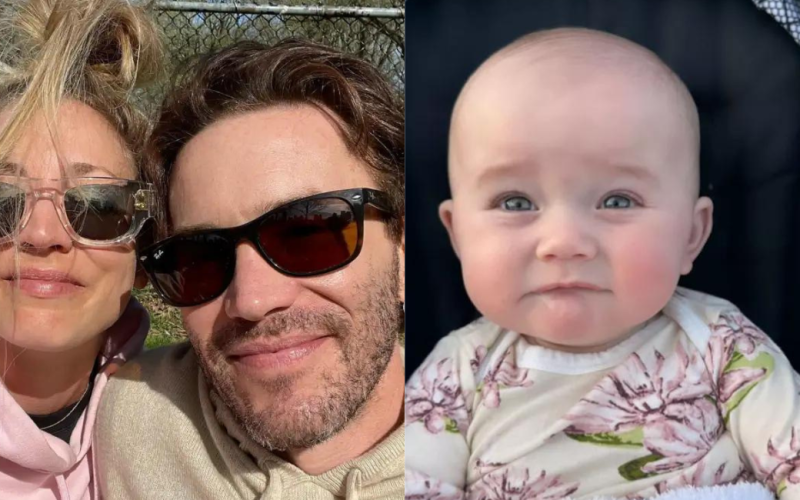 Kaley Cuoco and Tom Pelphrey 'reunite' with their daughter Matilda in a hilarious Instagram post
