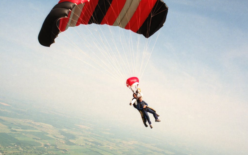 skydiving