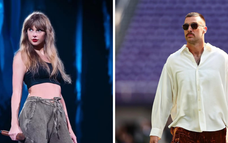 Taylor Swift and Travis Kelce
