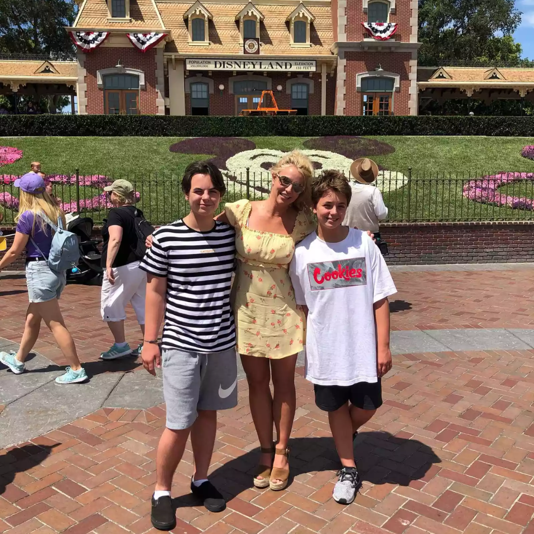 Britney Spears with son Jayden