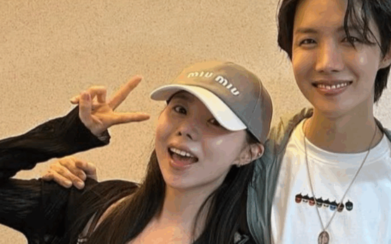 J-Hope and sister Jung Ji Woo