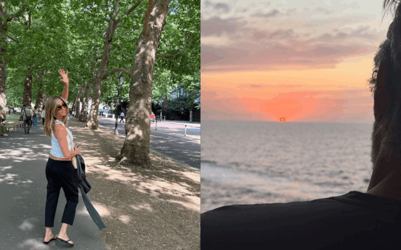 Jennifer Aniston is thankful for the summer