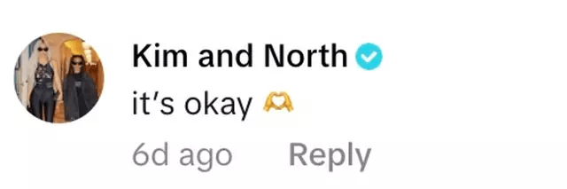 Kims comment on Norths finger piercings