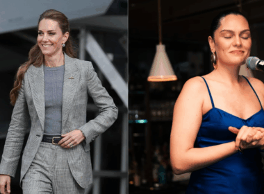 Kate Middleton and Jessie J share a hug