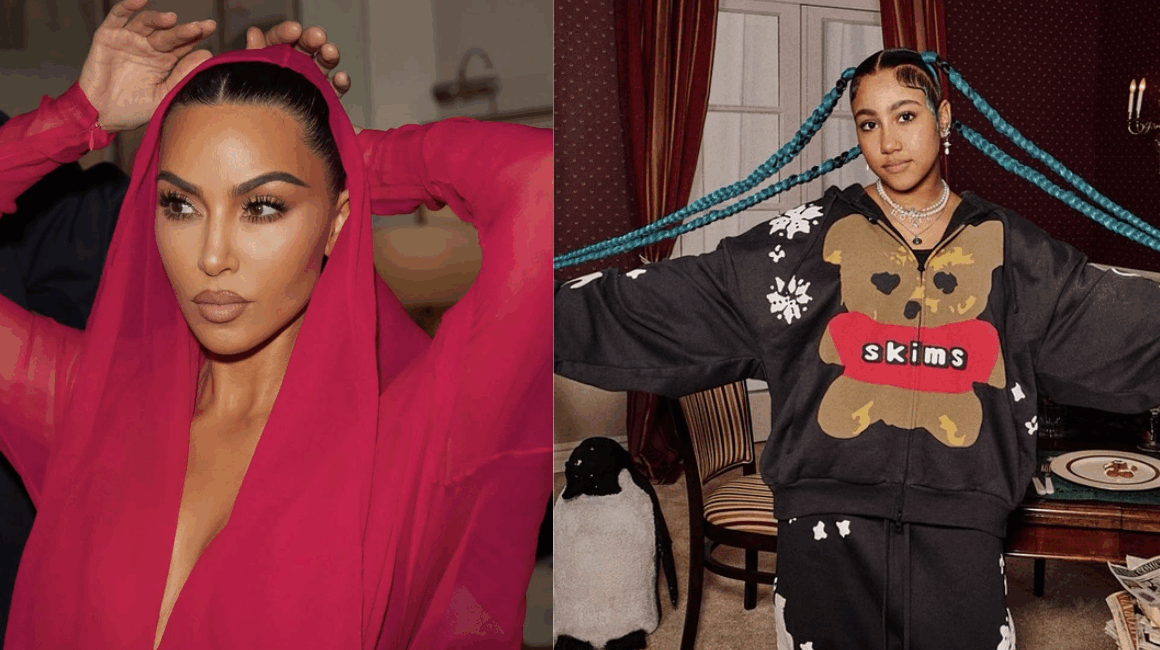 Kim Kardashian defends her daughter