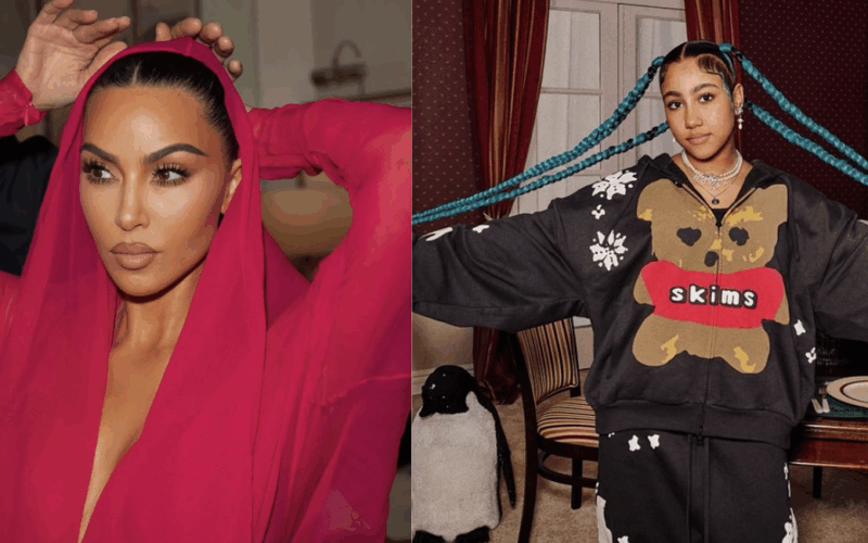 Kim Kardashian defends her daughter